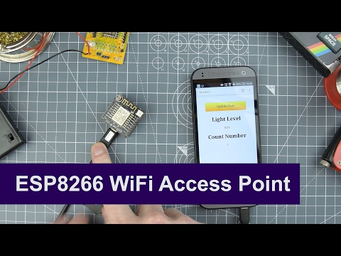 ESP8266 WiFi Access Point Examples with the Arduino IDE